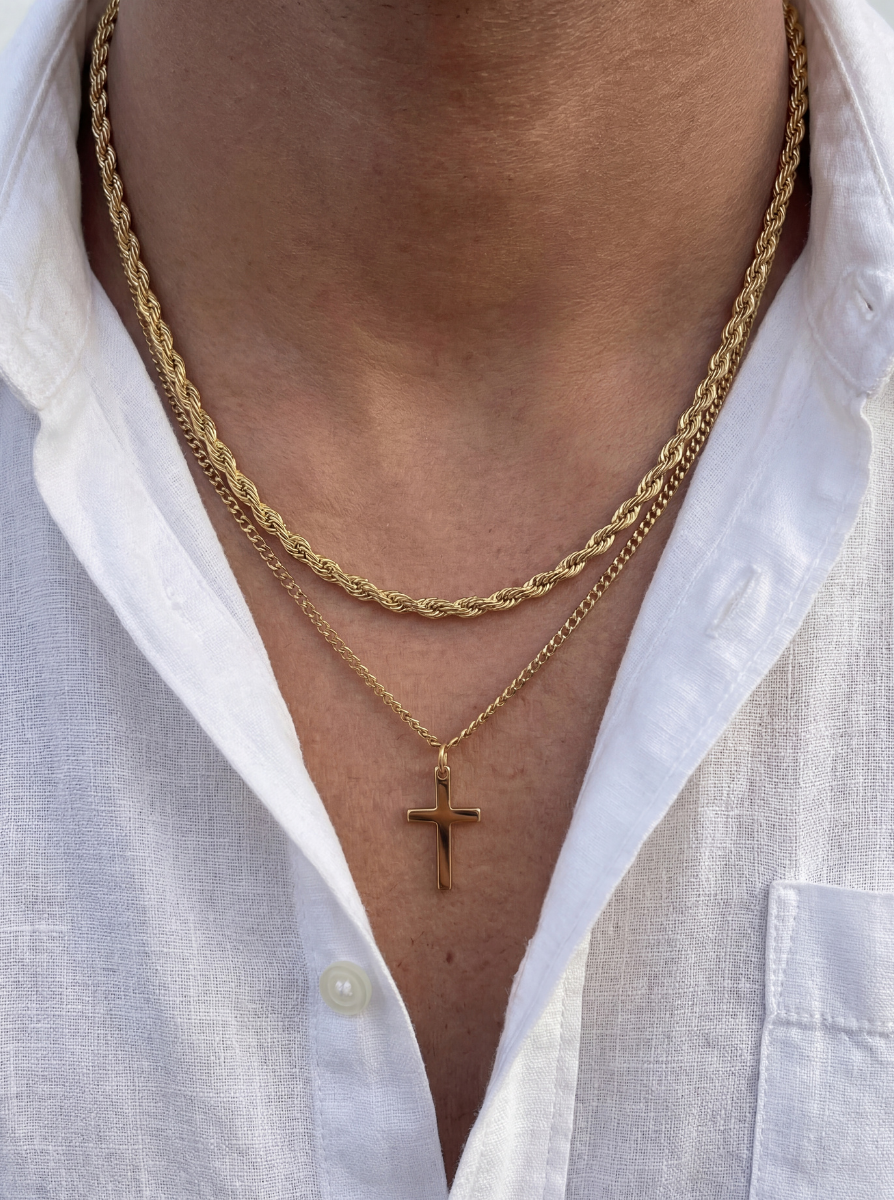 CROSS CHAIN | 18K GOLD