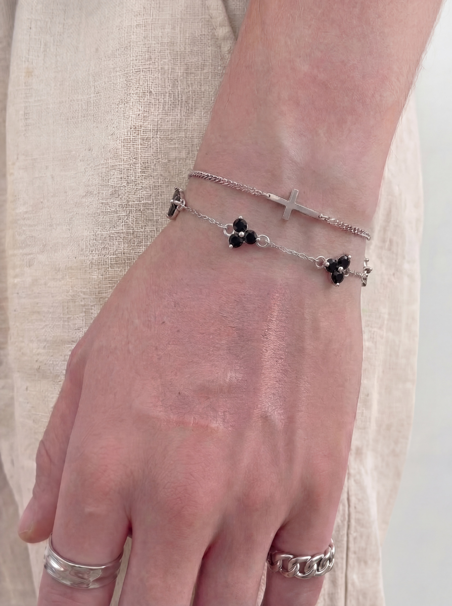 NETHER CLOVER BRACELET | SILVER