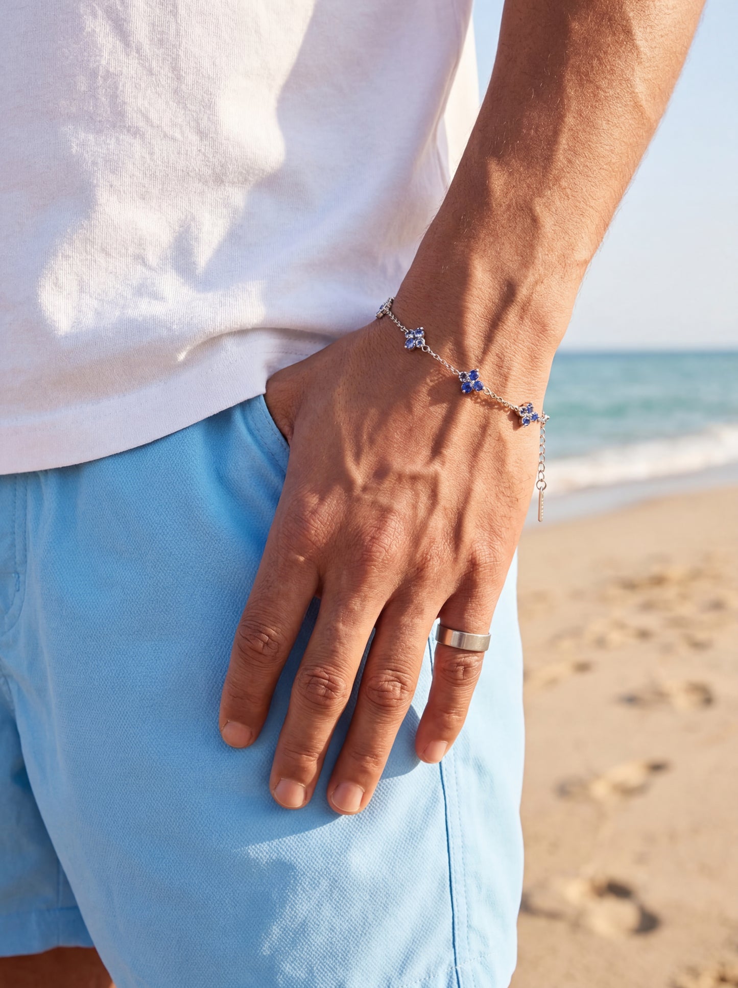 TIDE CLOVER BRACELET | SILVER