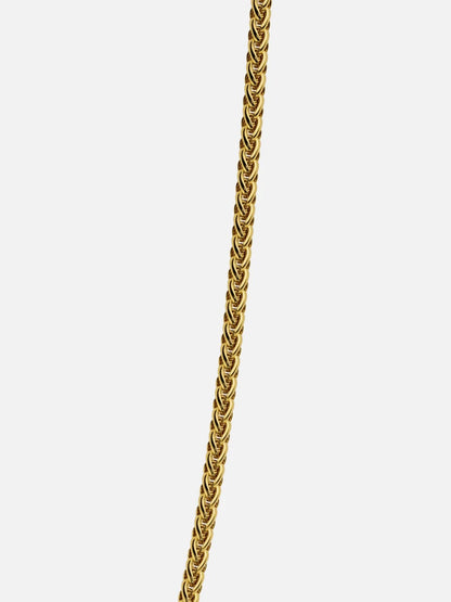 WHEAT CHAIN 3MM | 18K GOLD