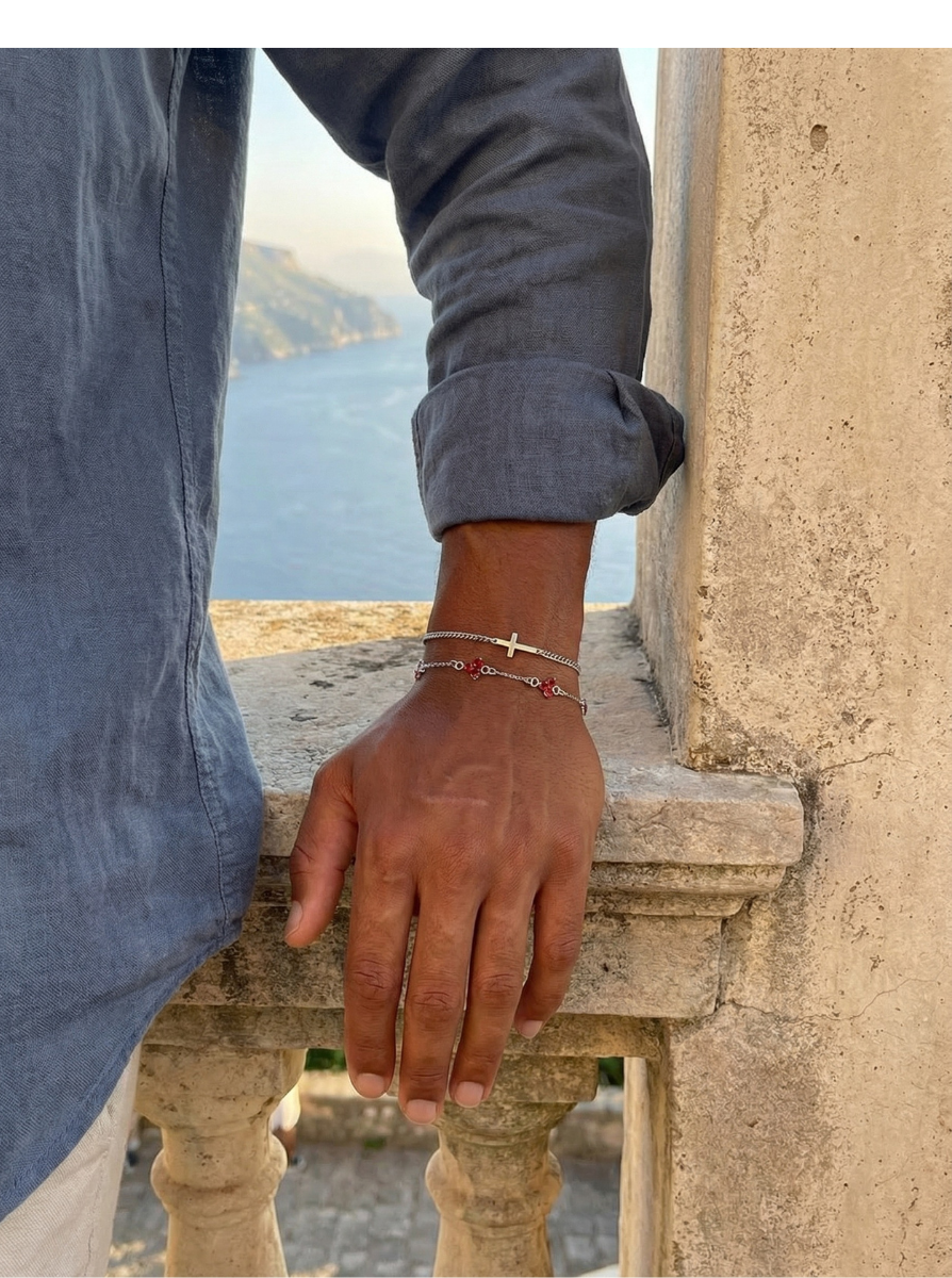 CROSS BRACELET | SILVER
