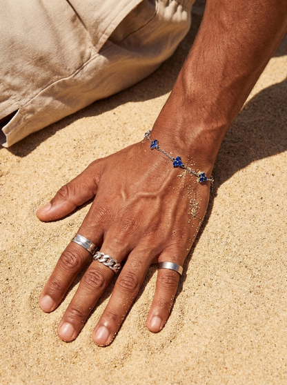 TIDE CLOVER BRACELET | SILVER