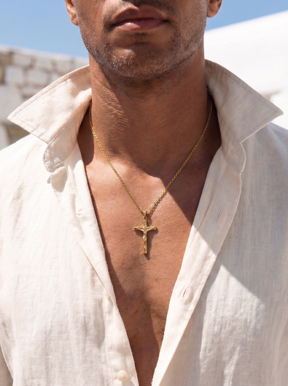 CRUCIFIX CHAIN | 18K GOLD