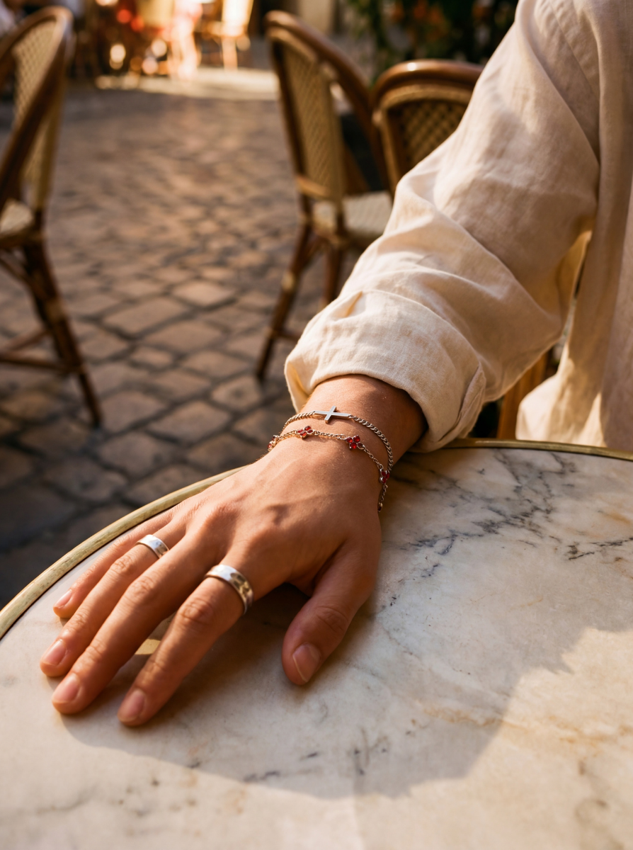 CROSS BRACELET | SILVER