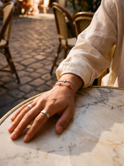 CROSS BRACELET | SILVER