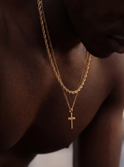 CROSS CHAIN | 18K GOLD