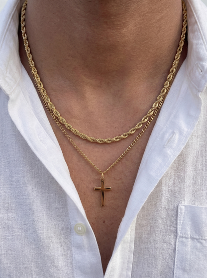 CROSS CHAIN | 18K GOLD