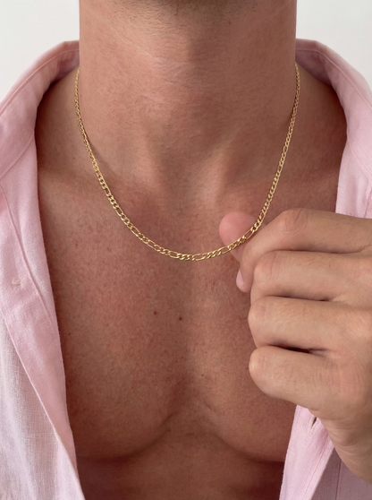 FIGARO CHAIN 3MM | 18K GOLD