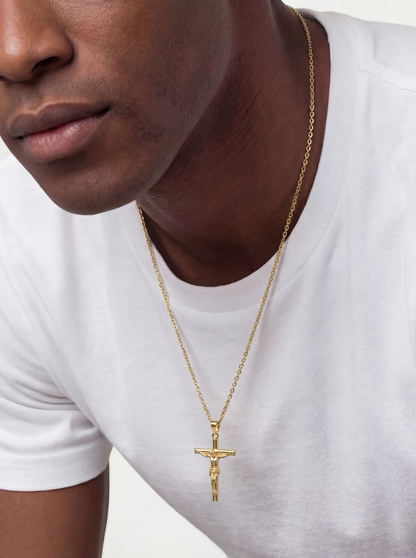 CRUCIFIX CHAIN | 18K GOLD