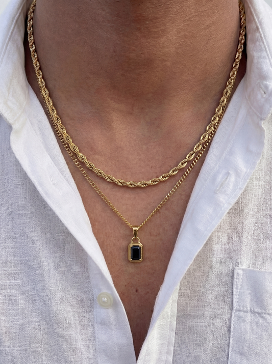 NETHER GEMSTONE CHAIN | 18K GOLD