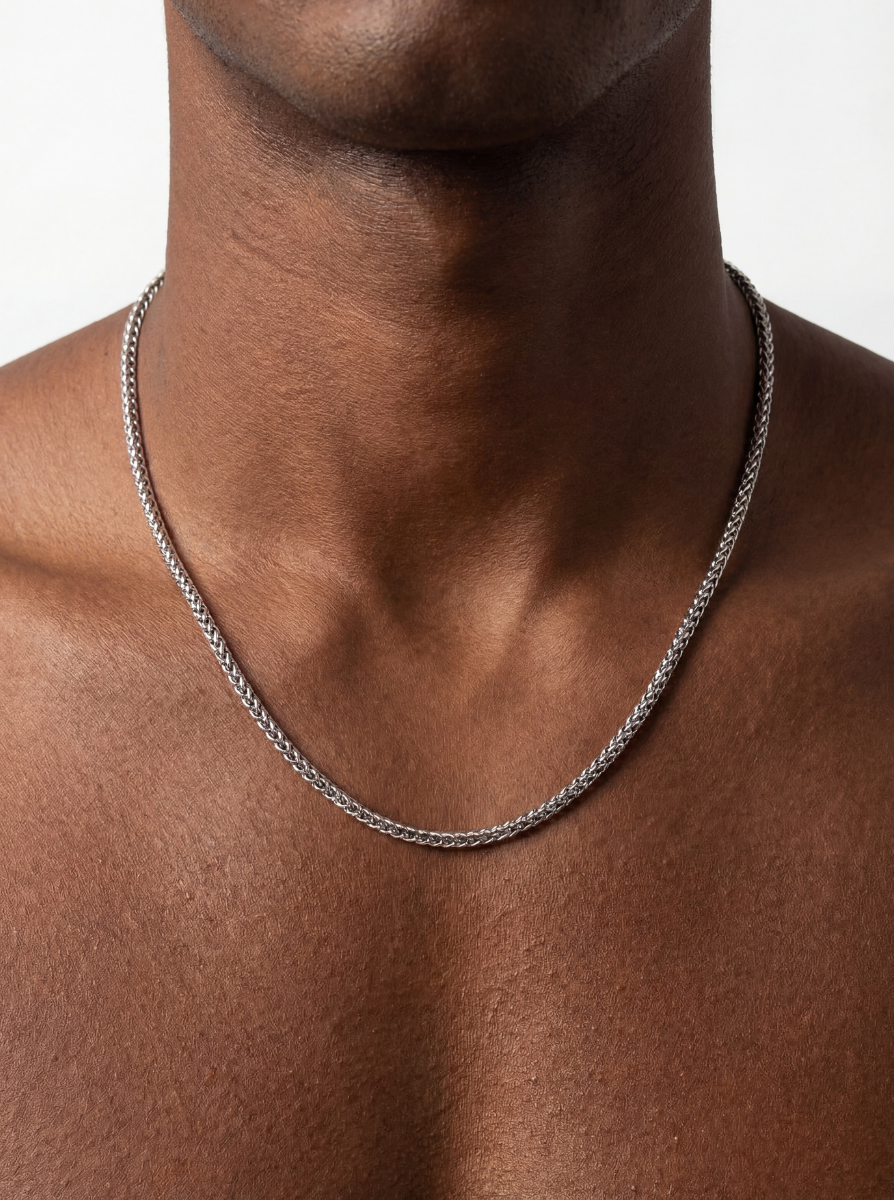 WHEAT CHAIN 3MM | Silver