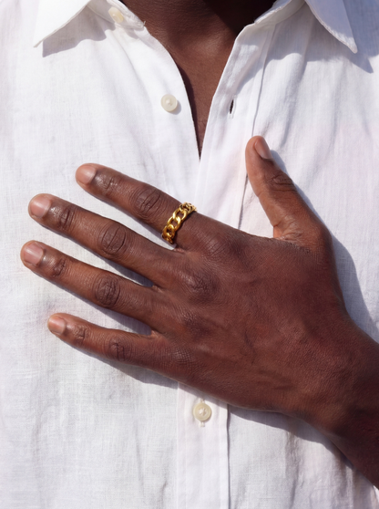 CUBAN RING | 18K GOLD