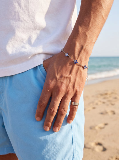 TIDE CLOVER BRACELET | SILVER