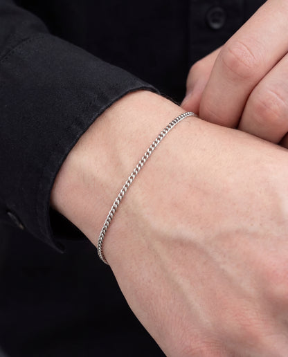 CUBAN BRACELET 1.8MM | SILVER
