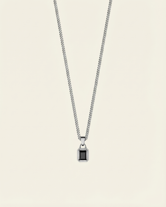NETHER GEMSTONE CHAIN | SILVER