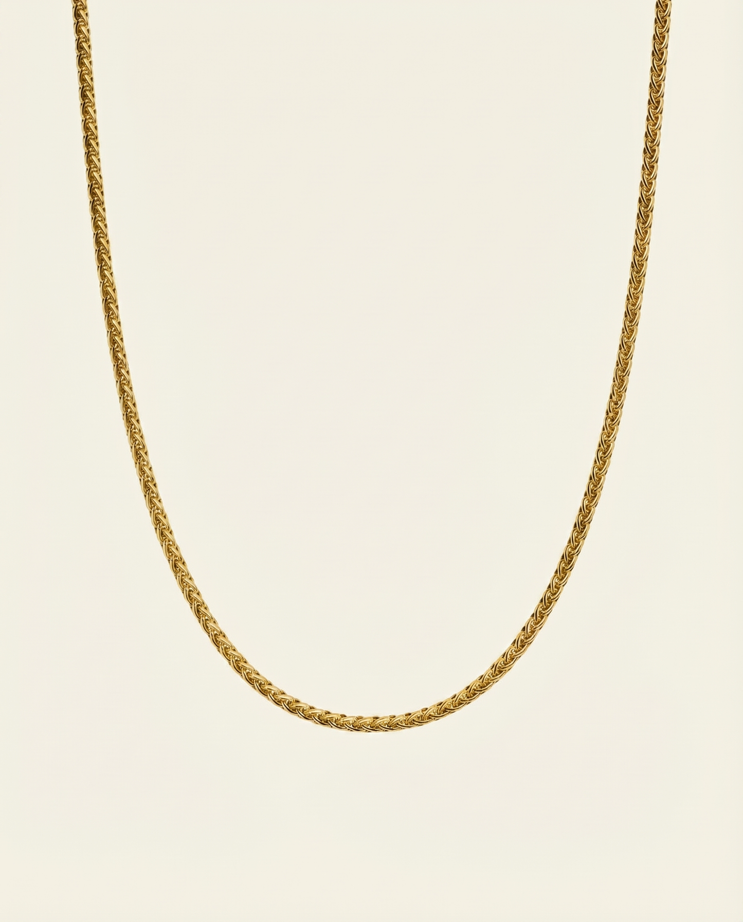 WHEAT CHAIN 3MM | 18K GOLD