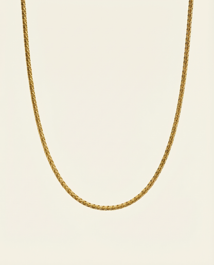 WHEAT CHAIN 3MM | 18K GOLD