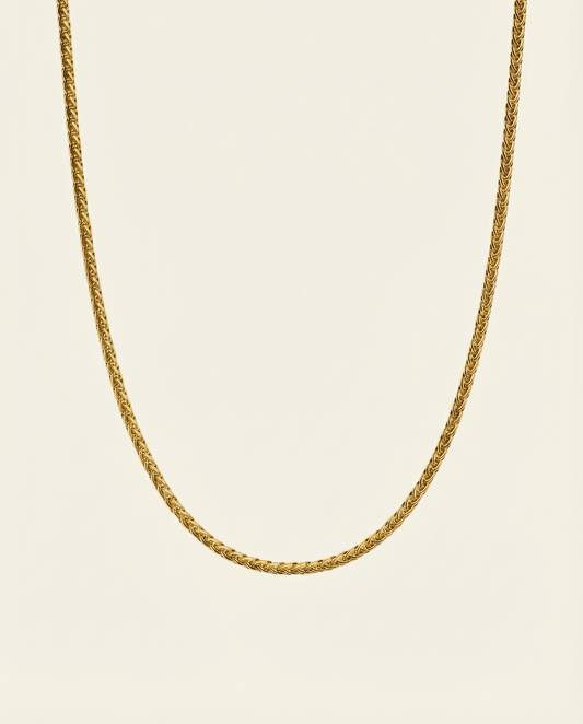 WHEAT CHAIN 3MM | 18K GOLD