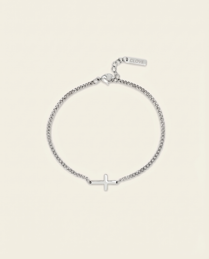 CROSS BRACELET | SILVER