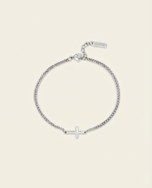 CROSS BRACELET | SILVER