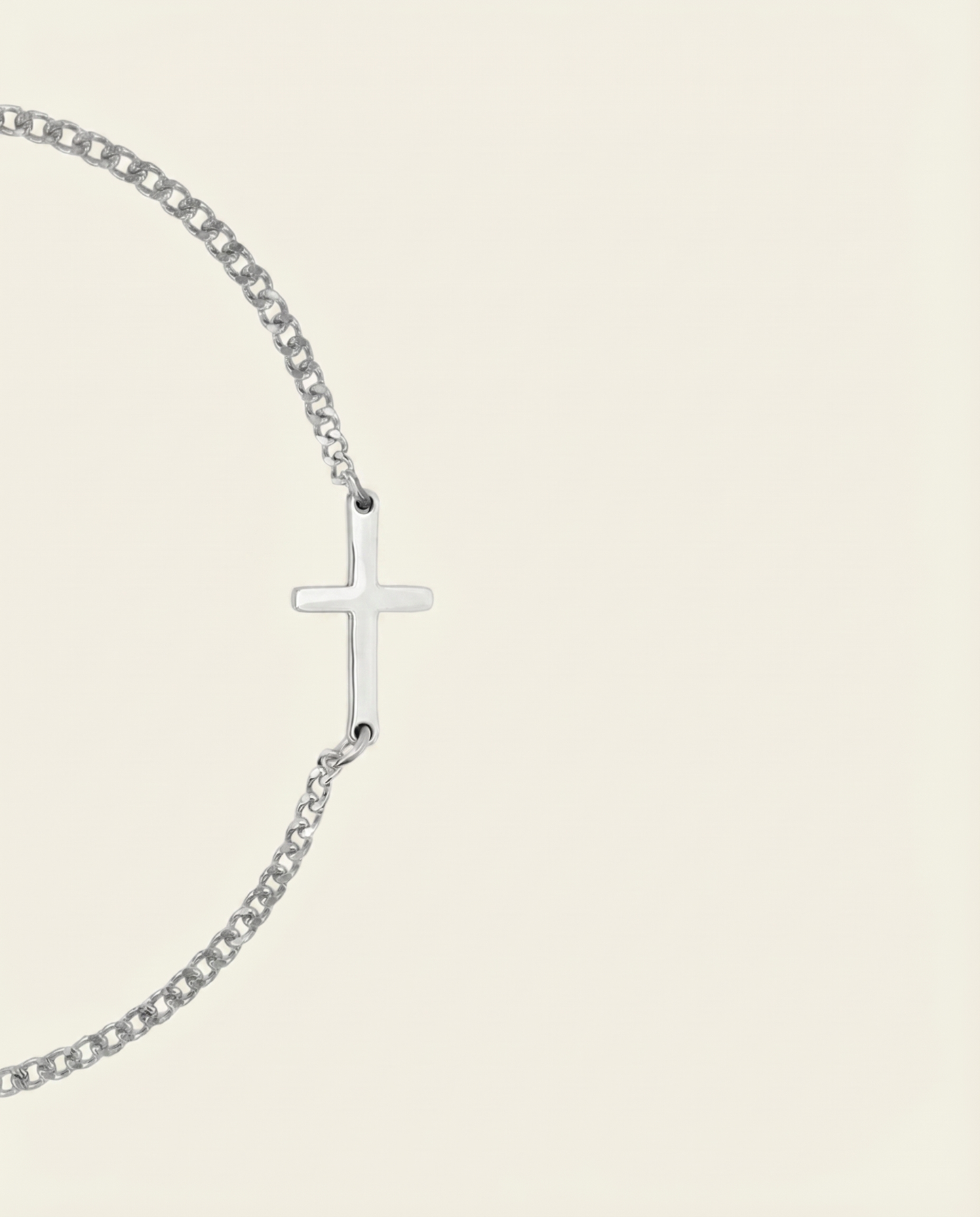 CROSS BRACELET | SILVER