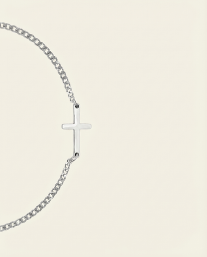 CROSS BRACELET | SILVER