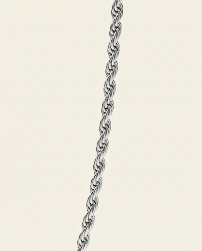 ROPE CHAIN 3MM | SILVER