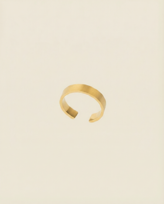 UNISIZE SPLITTER RING | 18K GOLD