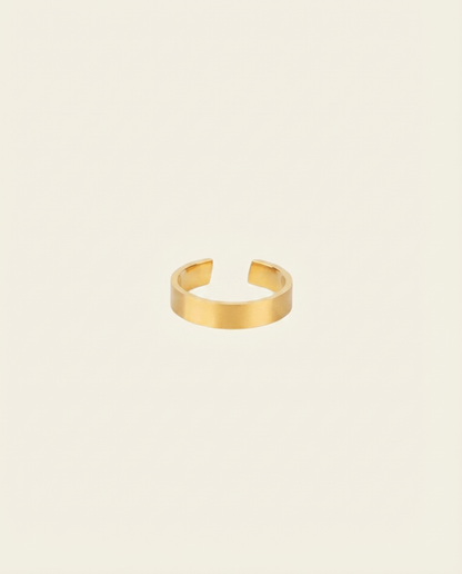 UNISIZE SPLITTER RING | 18K GOLD