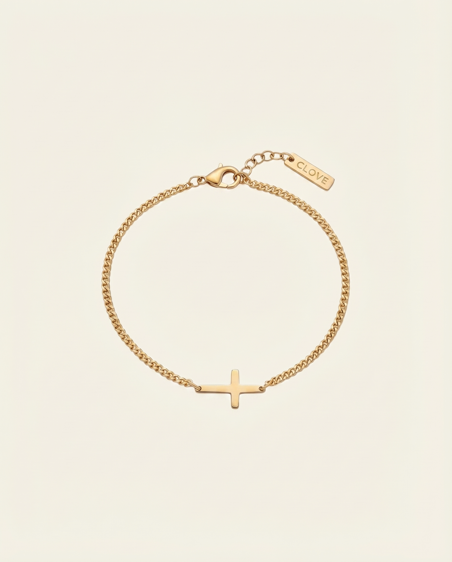 CROSS BRACELET | 18K GOLD