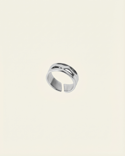 UNISIZE LIQUID RING | SILVER