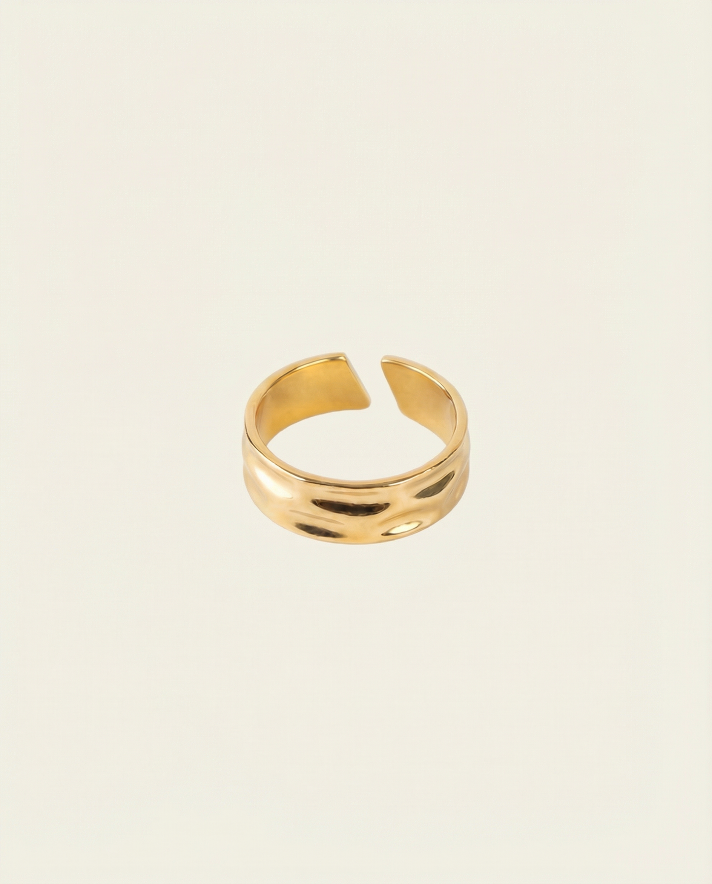 UNISIZE LIQUID RING | 18K GOLD