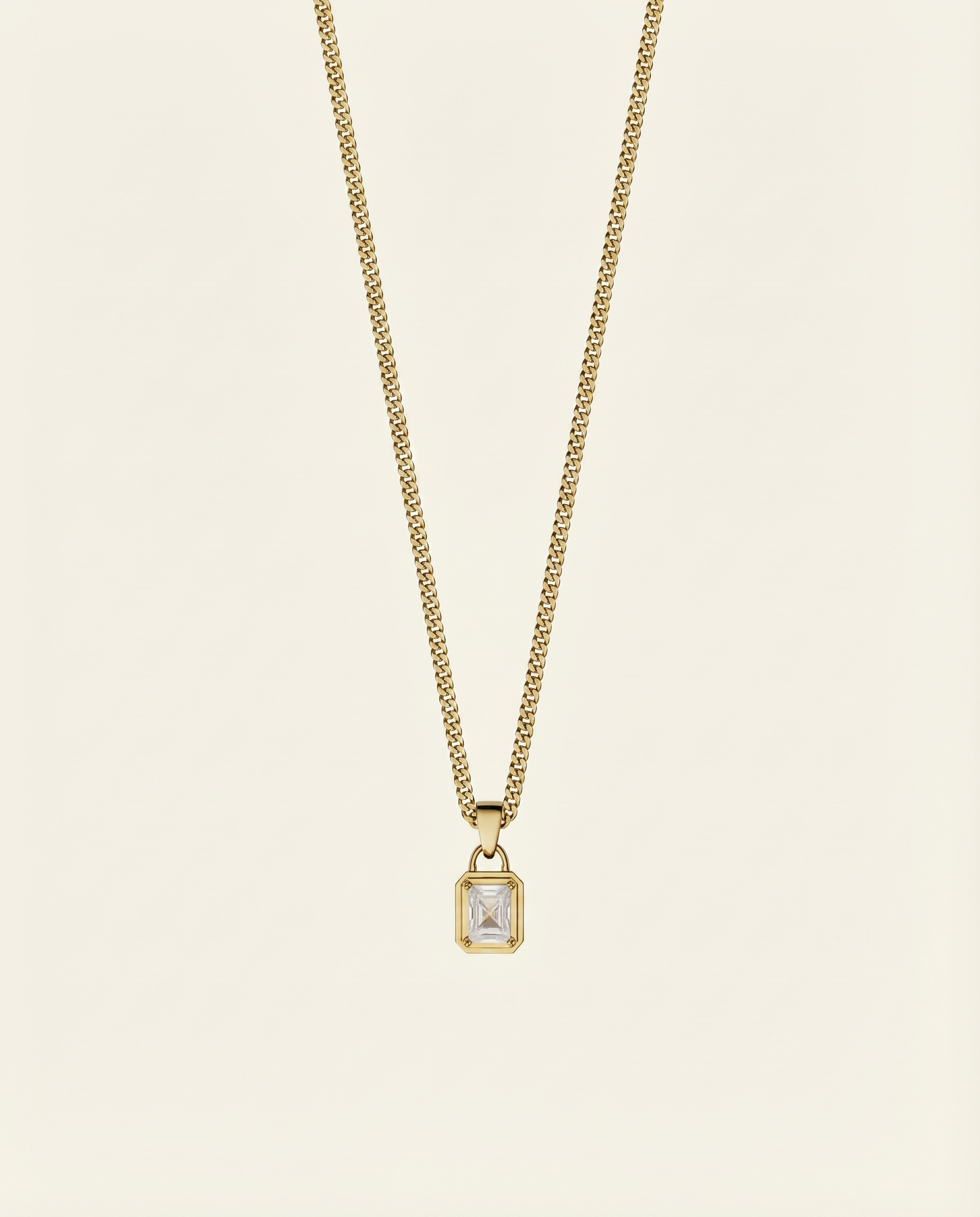 SNOW GEMSTONE CHAIN | 18K GOLD