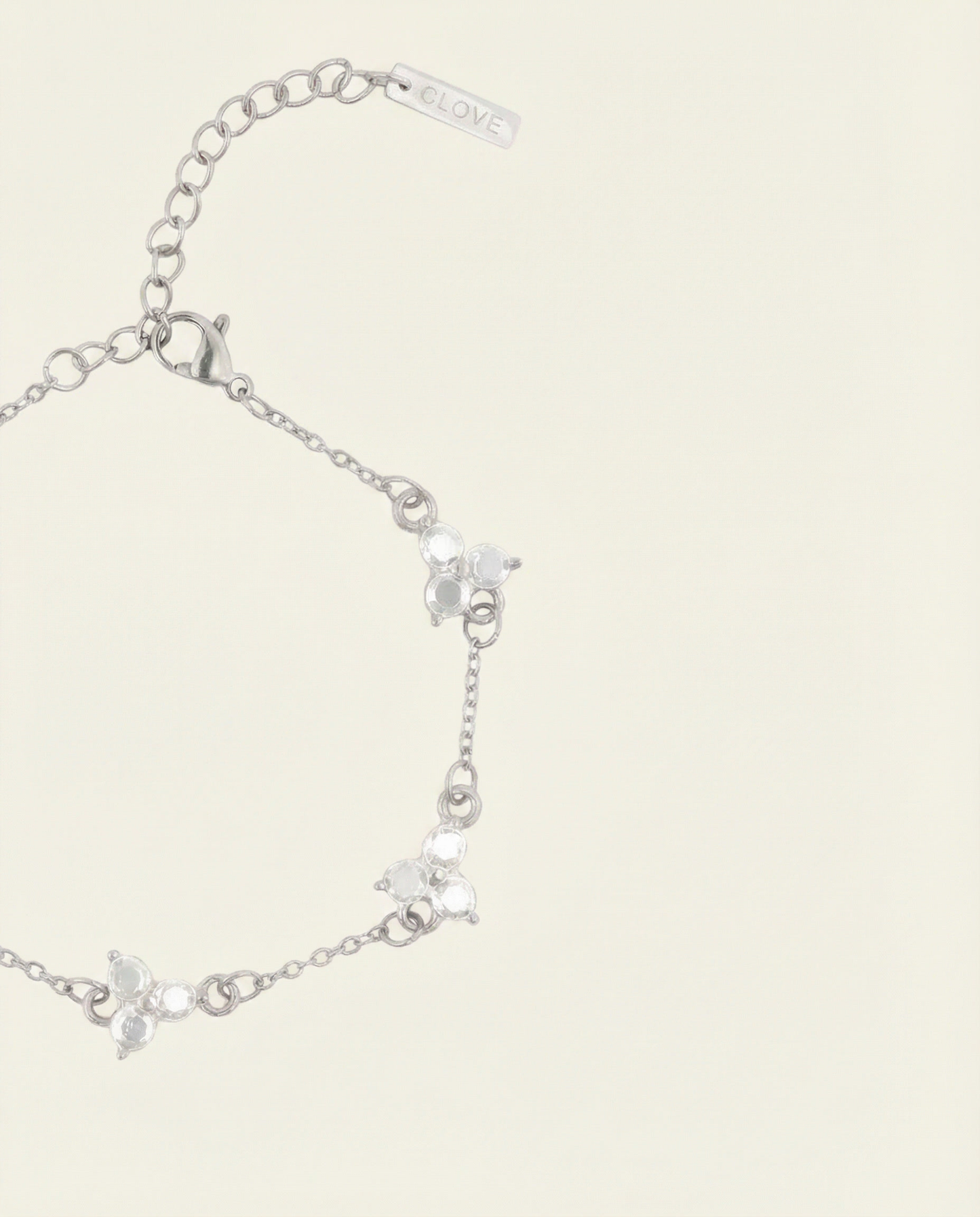 SNOW CLOVER BRACELET | SILVER