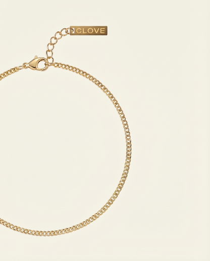 CUBAN BRACELET 1.8MM | 18K GOLD