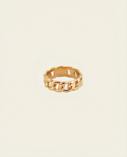 CUBAN RING | 18K GOLD
