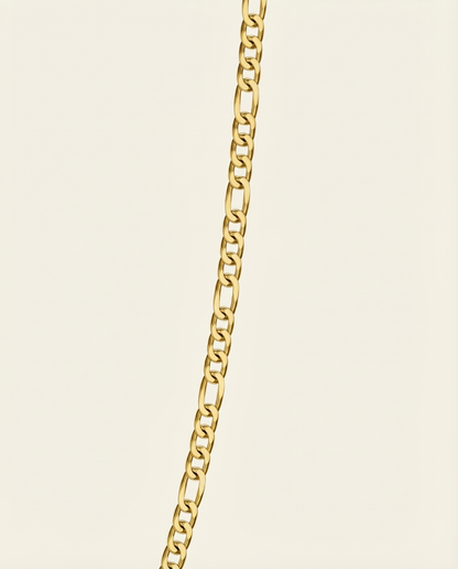 FIGARO CHAIN 3MM | 18K GOLD